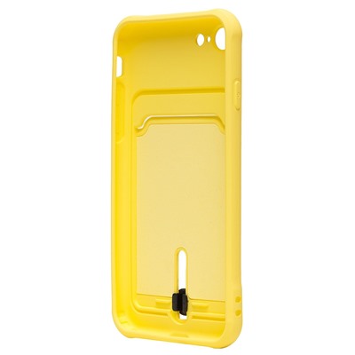 Чехол-накладка - SC304 с картхолдером для "Apple iPhone 7/iPhone 8/iPhone SE 2020" (yellow) (208667)