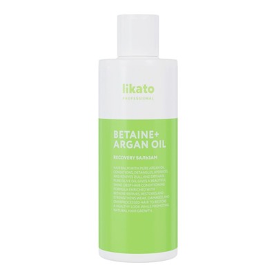 Likato Бальзам для волос восстанавливающий / Recovery Repairing Hair Balm Betaine + Argan Oil, 400 мл