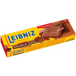 Leibniz Double Choc Шоколадное печенье с молочным шоколадом 125г
