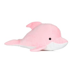 Игрушка мягкая "Непоседа Дельфин" розовый 39 см