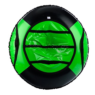 Санки-ватрушка, серия "Спорт", 85см, черно-зеленая