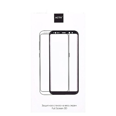 Защитное стекло Full Screen Activ Clean Line 3D для "Xiaomi 12" (black)