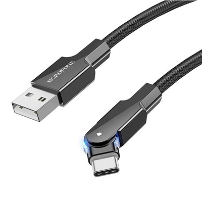 Кабель USB - Type-C Borofone BU41   3A  (black)