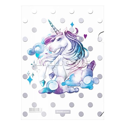 Папка-уголок пластиковая Dream Unicorn, A4