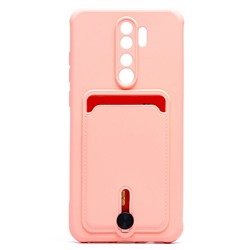 Чехол-накладка - SC304 с картхолдером для "Xiaomi Redmi Note 8 Pro" (light pink) (208792)