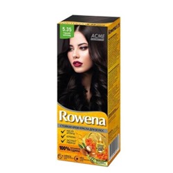Рябина Рябина "Rowena" Стойкая крем-краска для волос "ROWENA", тон 5.35 Горький шоколад