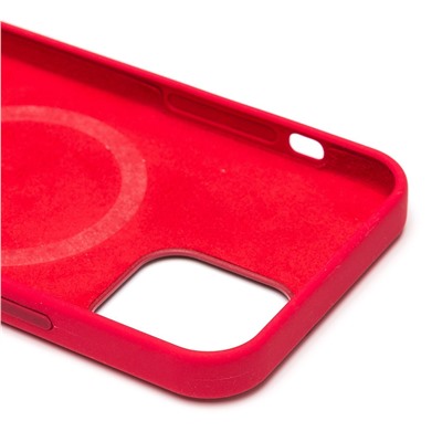 Чехол-накладка ORG Silicone Case SafeMag с анимацией для "Apple iPhone 12/iPhone 12 Pro" (product red)