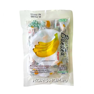 Молочные ириски с желейной начинкой "Банан" My Chewy, Китай 67 г. Акция