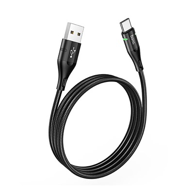 Кабель USB - Type-C Hoco U93  120см 3A  (black)