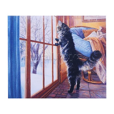 Мозаика "Кот у окна" 40*50см