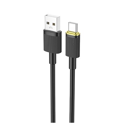 Кабель USB - Type-C Hoco U109   3A  (black)