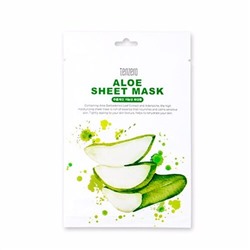 TENZERO Маска тканевая с экстрактом алоэ - Aloe Sheet Mask, 25мл