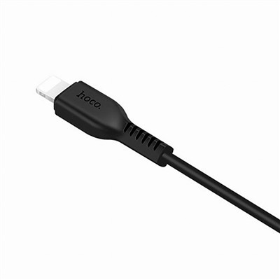 Кабель USB - Apple lightning Hoco X20 Snowy Spirit  200см 2,4A  (black)