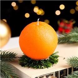 Свеча новогодняя "Апельсин средний"