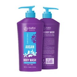 AsiaKiss Гель для душа с маслом арганы - Argan body wash, 500мл