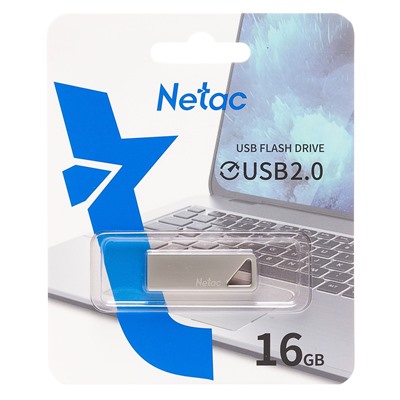 Флэш накопитель USB 16 Гб Netac U326 (silver)