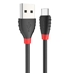 Кабель USB - micro USB Hoco X27 Excellent  120см 2,4A  (black)