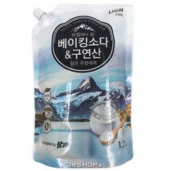 Средство для мытья посуды с лимонной кислотой и содой Chamgreen CJ Lion м/у, Корея, 1200 мл Акция