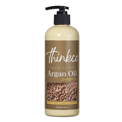 Thinkco Шампунь с аргановым маслом восстанавливающий - Scalp clinic argan oil, 500мл