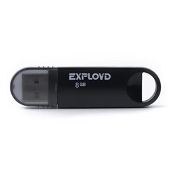 Флэш накопитель USB  8 Гб Exployd 570 (black)