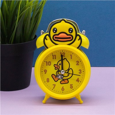 Часы-будильник «Morning duck», yellow