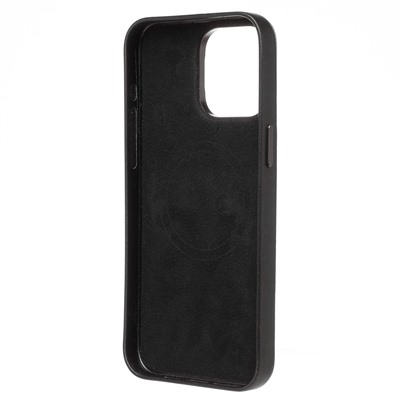 Чехол-накладка - SM089 SafeMag экокожа  для "Apple iPhone 15 Pro Max" (black)