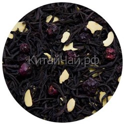 Чай черный - Брусника с миндалем - 100 гр
