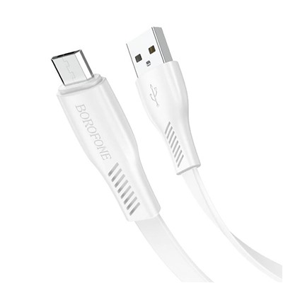 Кабель USB - micro USB Borofone BX85  100см 2,4A  (white)