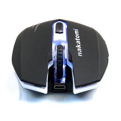 Мышь оптическая беспроводная Nakatomi Gaming mouse MROG-15UR RF, игровая