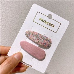 Набор заколок для волос "Flower princess", pink