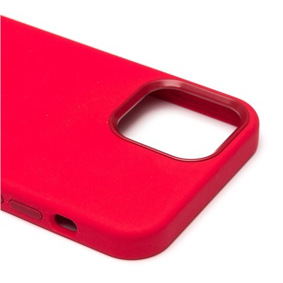 Чехол-накладка ORG Silicone Case SafeMag с анимацией для "Apple iPhone 12/iPhone 12 Pro" (product red)