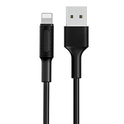 Кабель USB - Apple lightning Borofone BX1  100см 2A  (black)