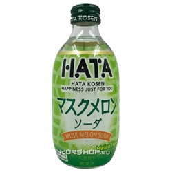 Газированный напиток со вкусом дыни Hata Soda, Япония, 300 мл. Акция