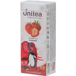 UNITEA. Strawberry карт.пачка, 25 пак.