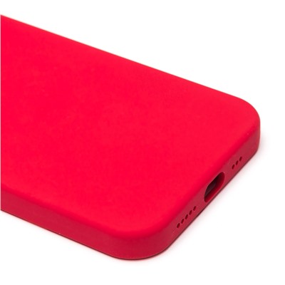 Чехол-накладка ORG Silicone Case SafeMag с анимацией для "Apple iPhone 12/iPhone 12 Pro" (product red)