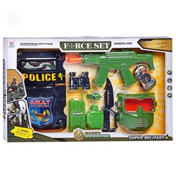 Набор полицейского (10 предметов) в коробке