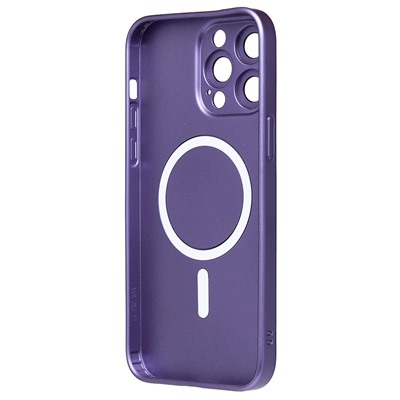 Чехол-накладка - SM020 Matte SafeMag для "Apple iPhone 14 Pro Max" (purple)