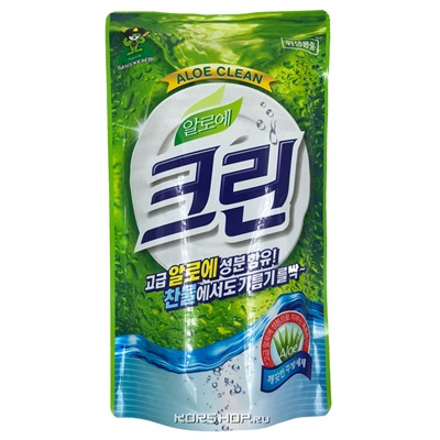 Гель для мытья посуды Aloe Clean Sandokkaebi м/у, Корея, 800 г Акция