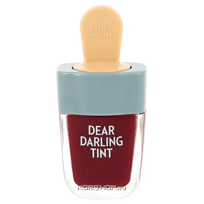 Увлажняющий гелевый тинт для губ Dear Darling Etude House RD306, Корея, 4,5 г Акция