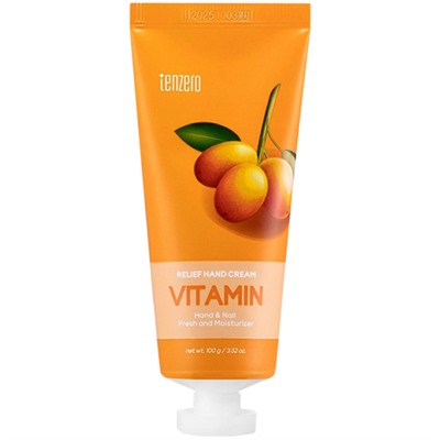 TENZERO Крем для рук с витаминами - Relief Hand Cream Vitamin, 100г