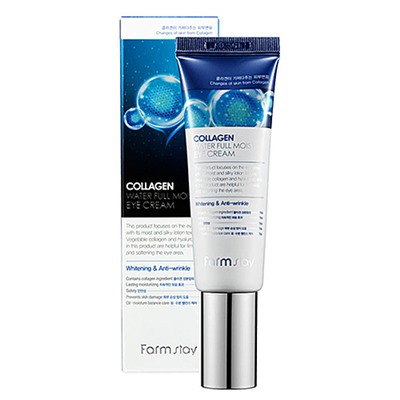 FarmStay Крем вокруг глаз с коллагеном - Collagen water full moist eye cream, 50мл