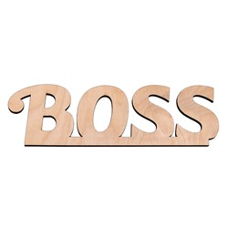 Декоративная табличка "Boss"