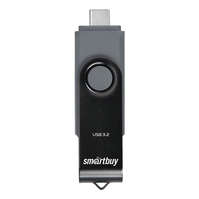 Флэш накопитель USB 128 Гб Smart Buy Twist Dual Type-C/Type-A 3.1 (black)