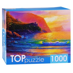 Пазлы 1000 TOPpuzzle "Закат на море"