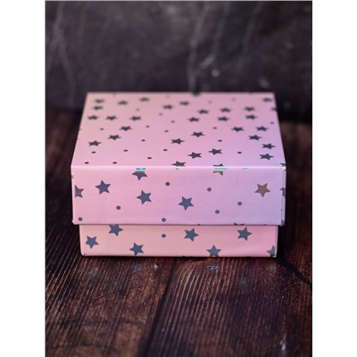 Подарочная коробка «Starry sky», pink (12*12*6)
