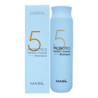 Masil Шампунь для объема волос с пробиотиками - 5 Probiotics perfect volume shampoo, 300мл