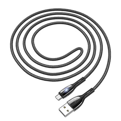 Кабель USB - micro USB Hoco U89  120см 2,4A  (black)