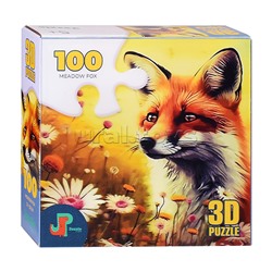 Пазл 3D "Луговая лиса" 100 детал., 5+