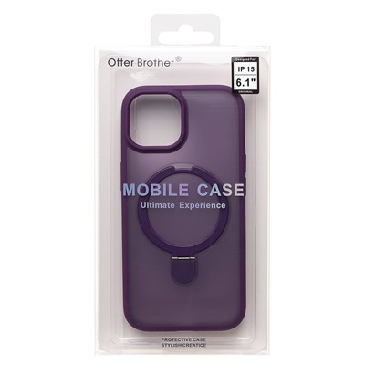 Чехол-накладка - SM088 SafeMag  для "Apple iPhone 15" (violet)