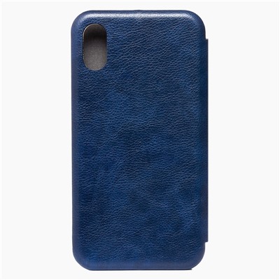 Чехол-книжка - BC002 для "Apple iPhone X/iPhone XS" (blue) откр.вбок